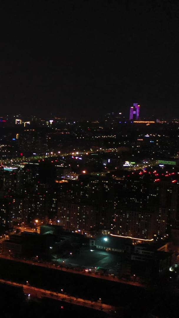 南京江宁CBD喜马拉雅商圈夜景航拍视频的预览图