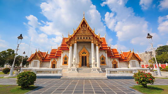 泰国曼谷是著名的寺庙景点视频的预览图