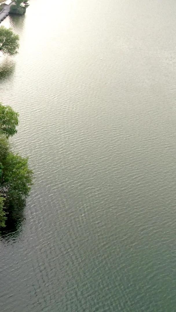 航拍杭州湘湖景区视频的预览图