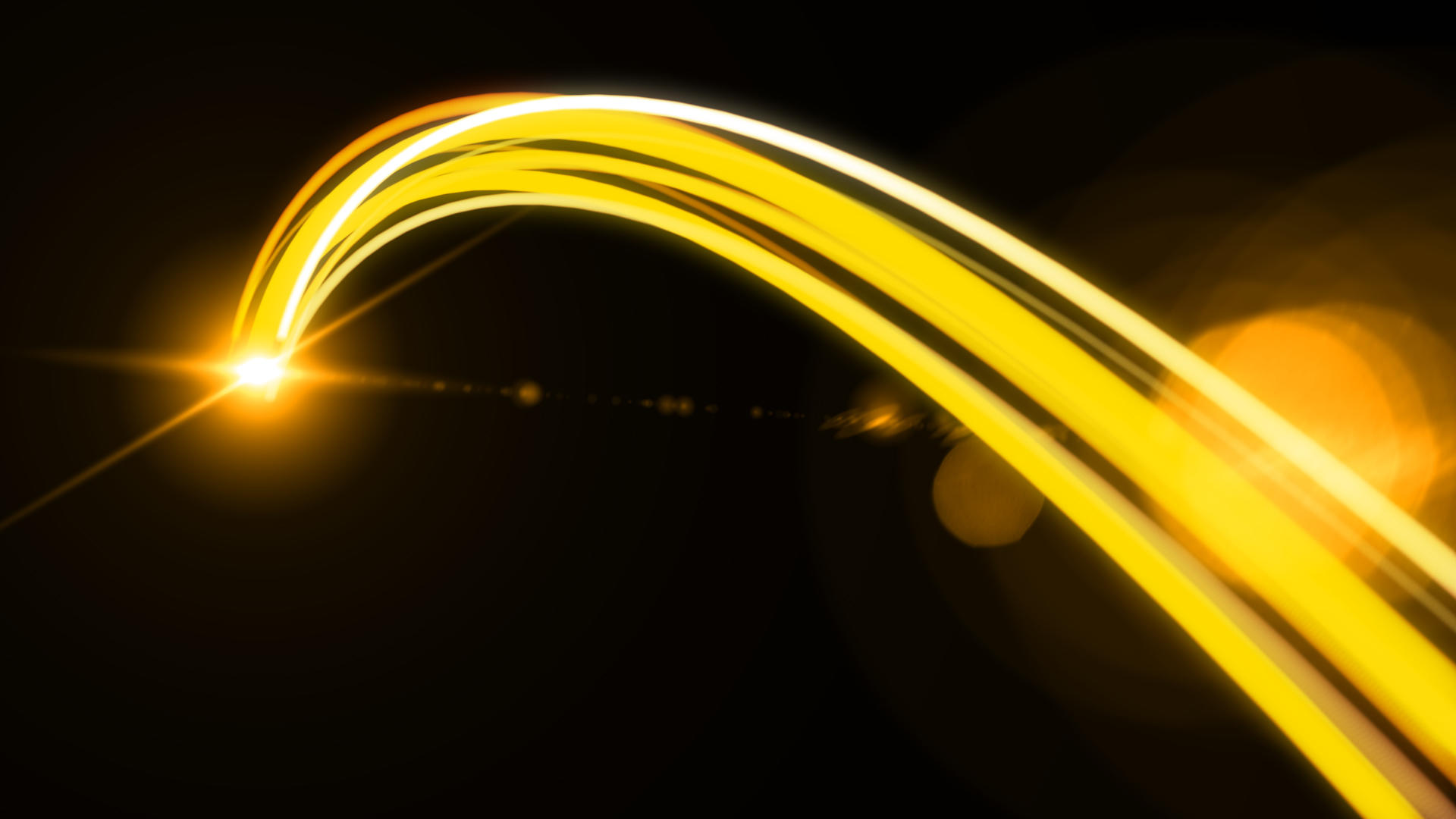 金色转场粒子光线视频的预览图