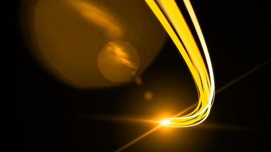 金色转场粒子光线视频的预览图