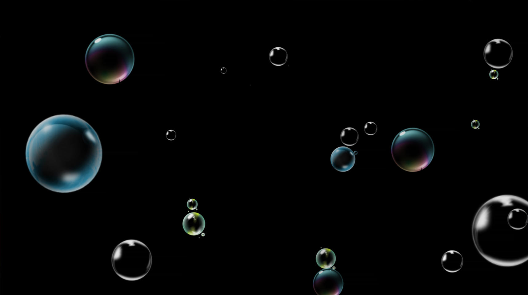 泡泡漂浮元素带透明通道视频的预览图