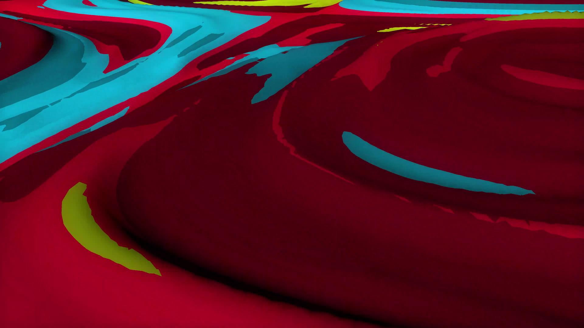 抽象的彩色液体涂层或油墨扩散背景视频的预览图