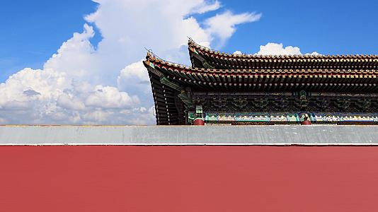 北京故宫合成背景视频4k视频的预览图