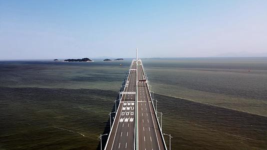 港珠澳大桥4K实拍珠海公路视频的预览图