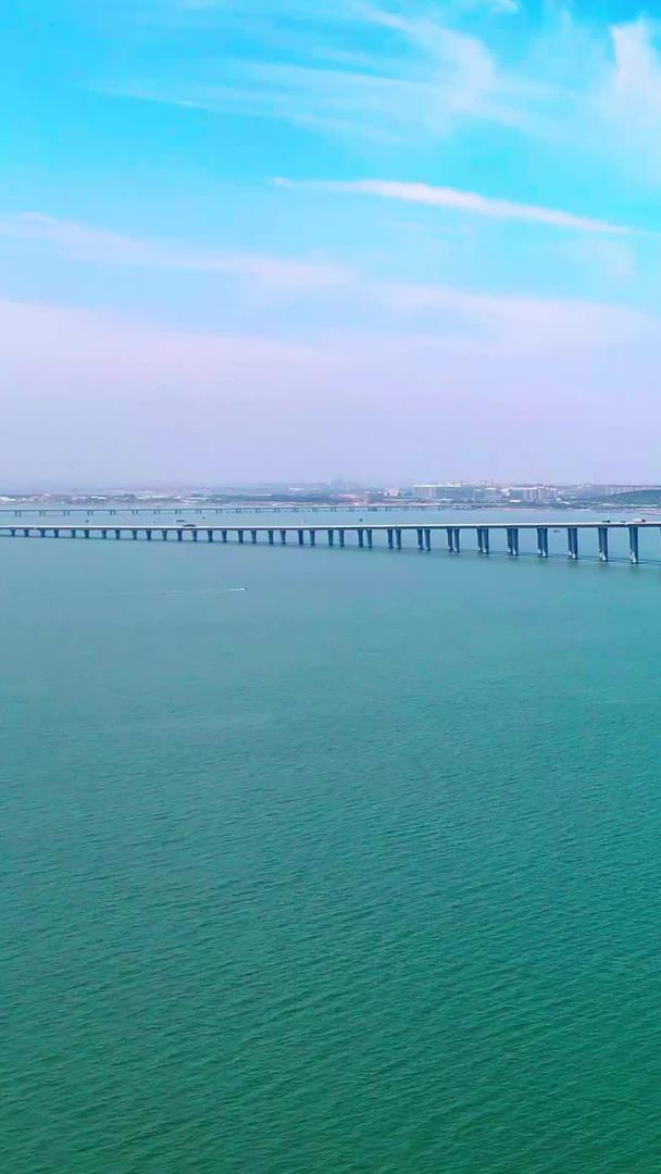 渤海湾跨海大桥航拍视频的预览图