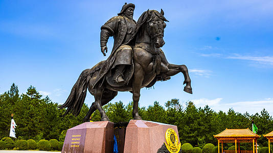成吉思汗雕像视频的预览图