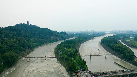 4k航拍都江堰风景视频的预览图
