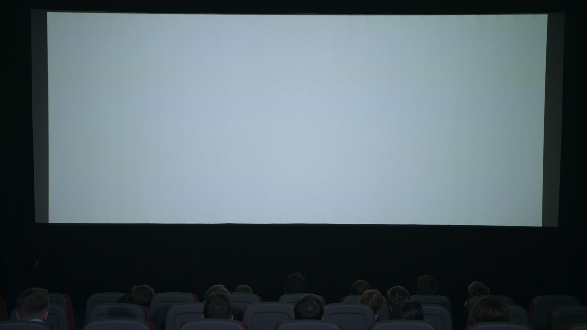 观众鼓掌期待在白屏前看电影视频的预览图