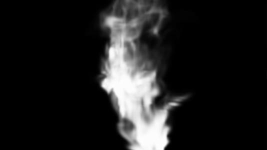 白色烟雾元素带透明通道视频的预览图