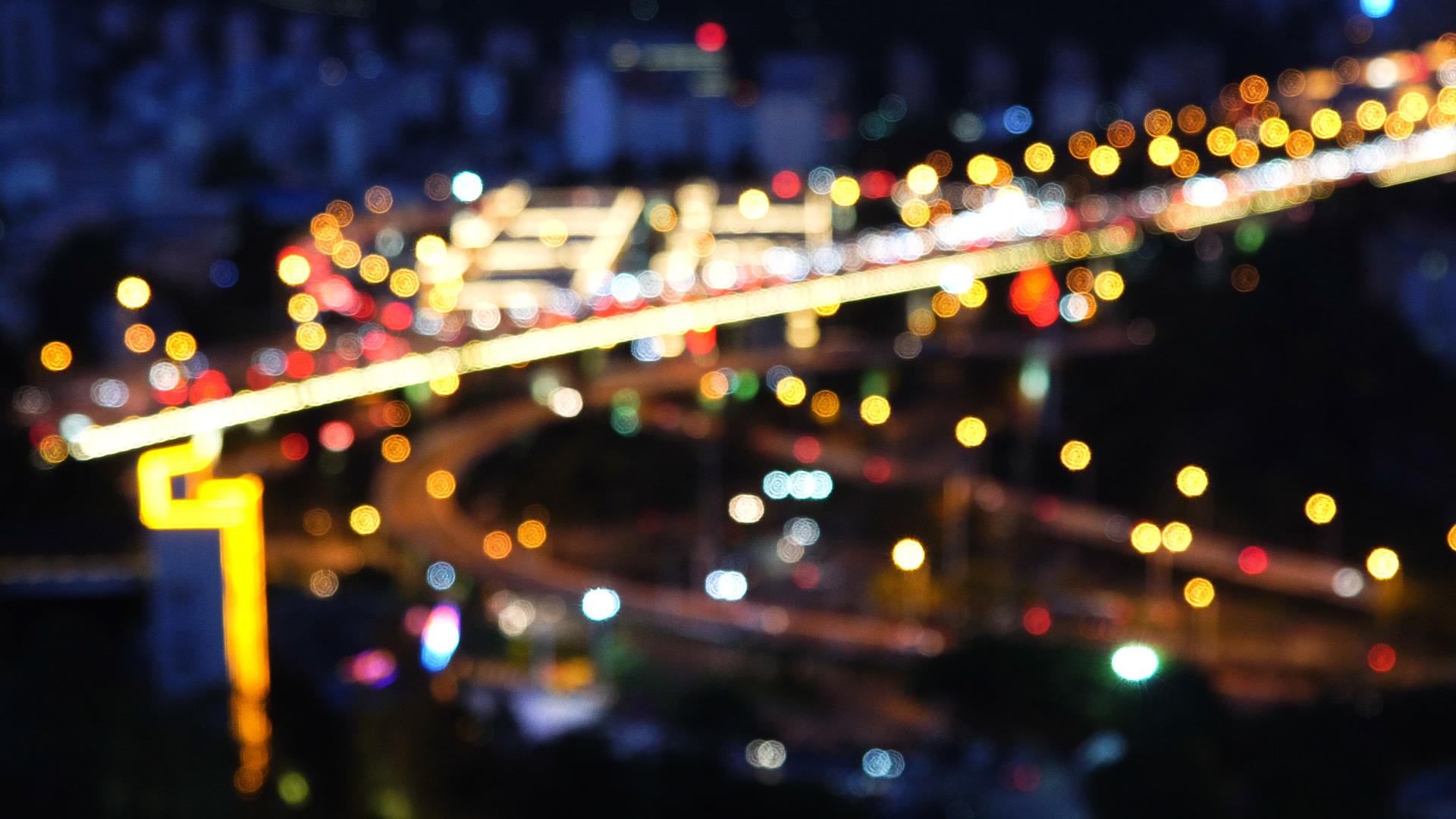 虚焦下的城市交通合集4K视频的预览图