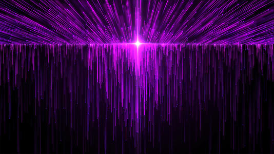 4K紫色唯美粒子舞台背景视频的预览图