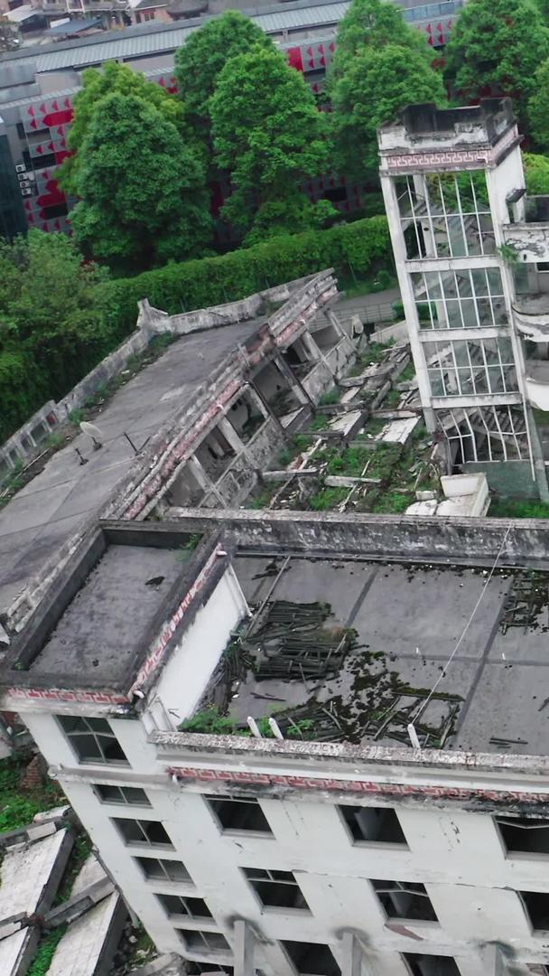 汶川映秀地震遗址废墟视频的预览图