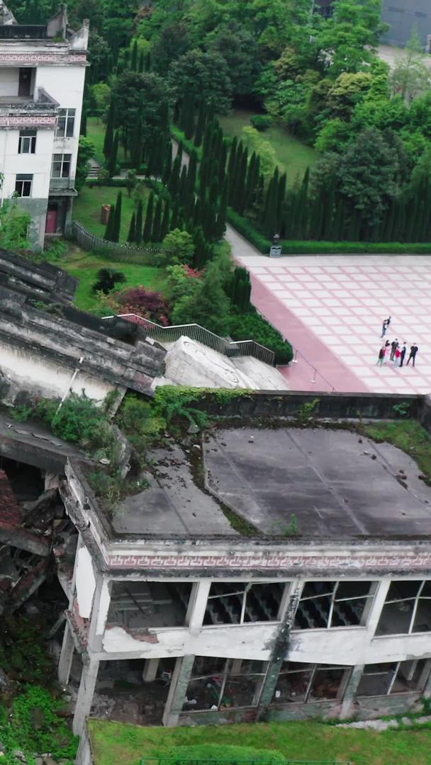 汶川映秀地震遗址废墟视频的预览图