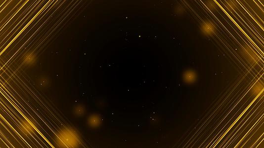 4k金色几何光效粒子颁奖背景视频的预览图