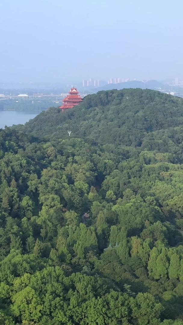 武汉磨山楚城航拍视频的预览图