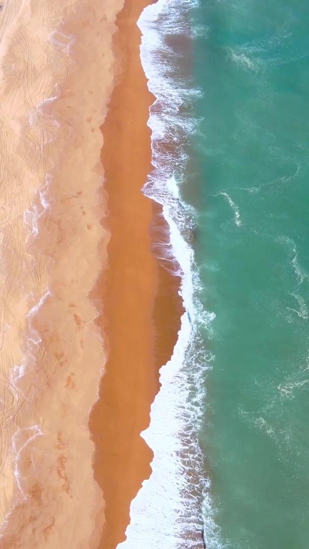 海南岛琼海博鳌小镇玉带滩沙滩沙滩视频的预览图