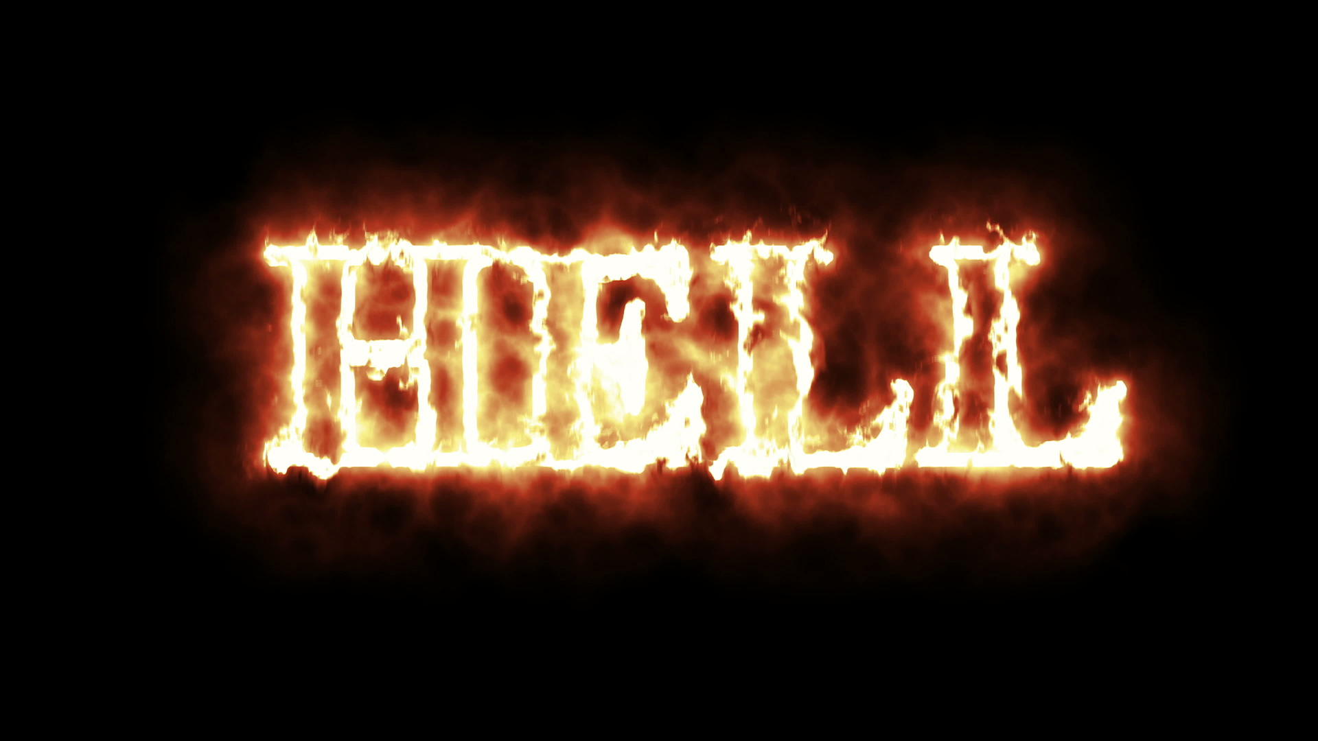 火中地狱的概念视频的预览图