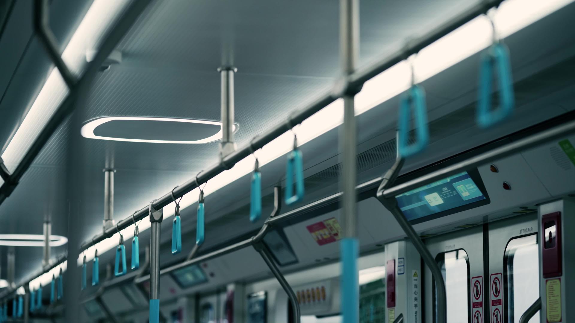 4k地铁城市轨道交通出行空镜视频的预览图