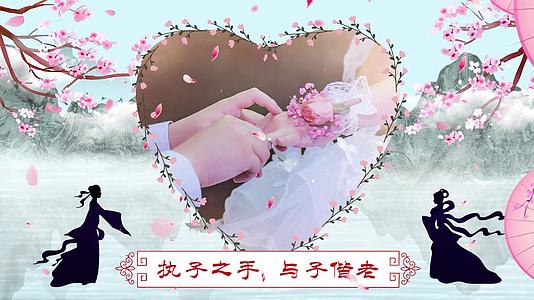 清新中国风七夕爱情相册视频的预览图