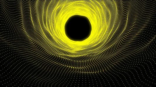 粒子圆形隧道背景视频视频的预览图