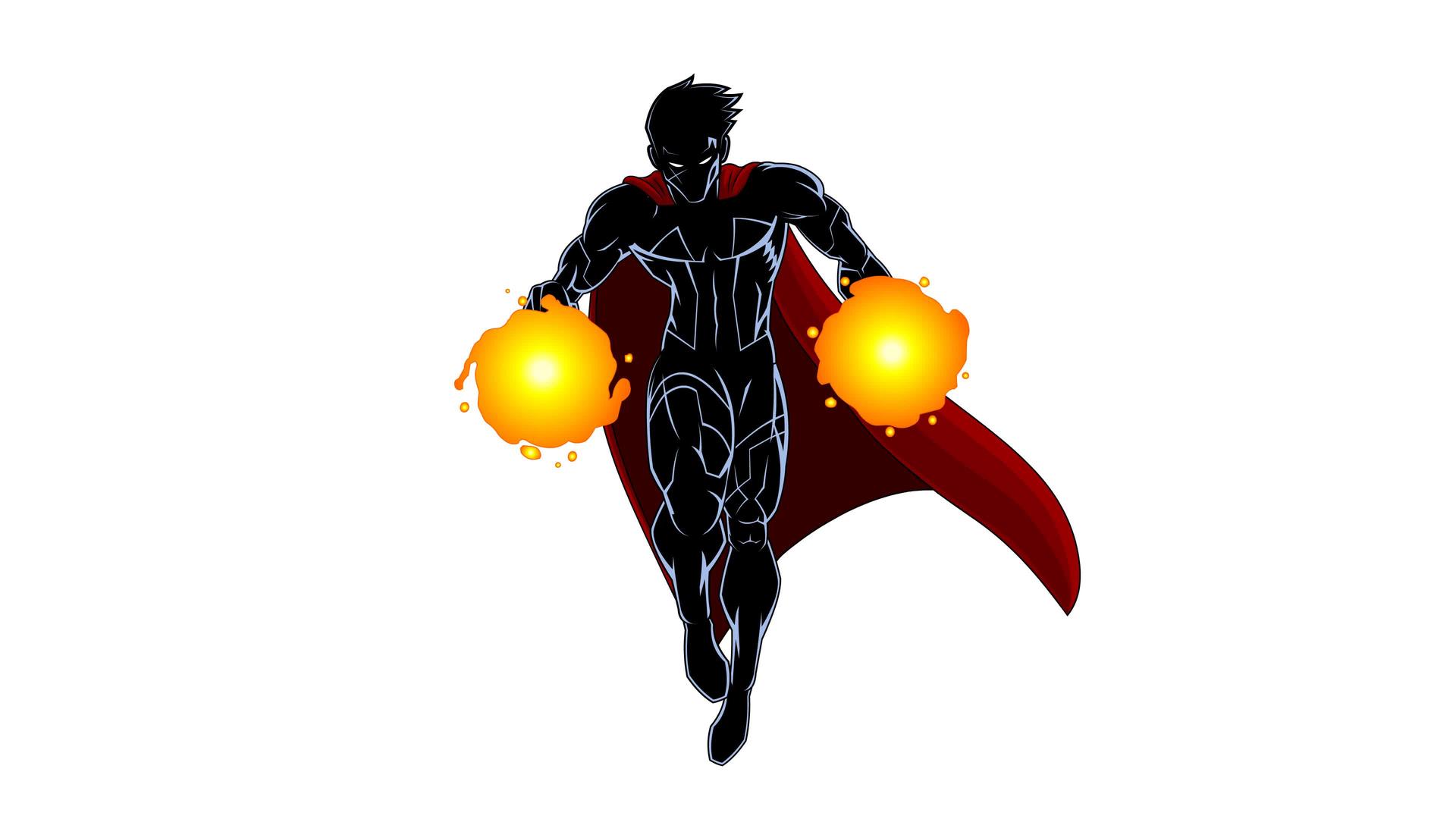 超级超级英雄漫画人物视频的预览图