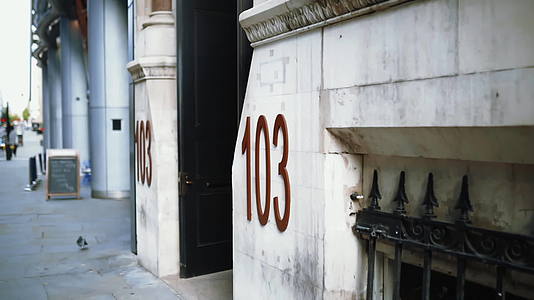 103号地址位于大理石大楼入口旁边视频的预览图