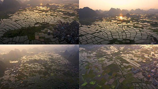 【农业宣传片】4K广西航拍桂林会仙湿地合集视频的预览图
