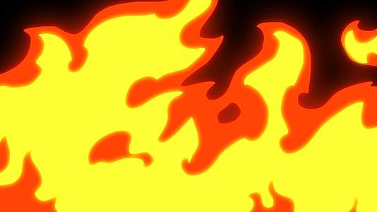 转场动态mg火焰动画燃烧动态视频元素视频的预览图