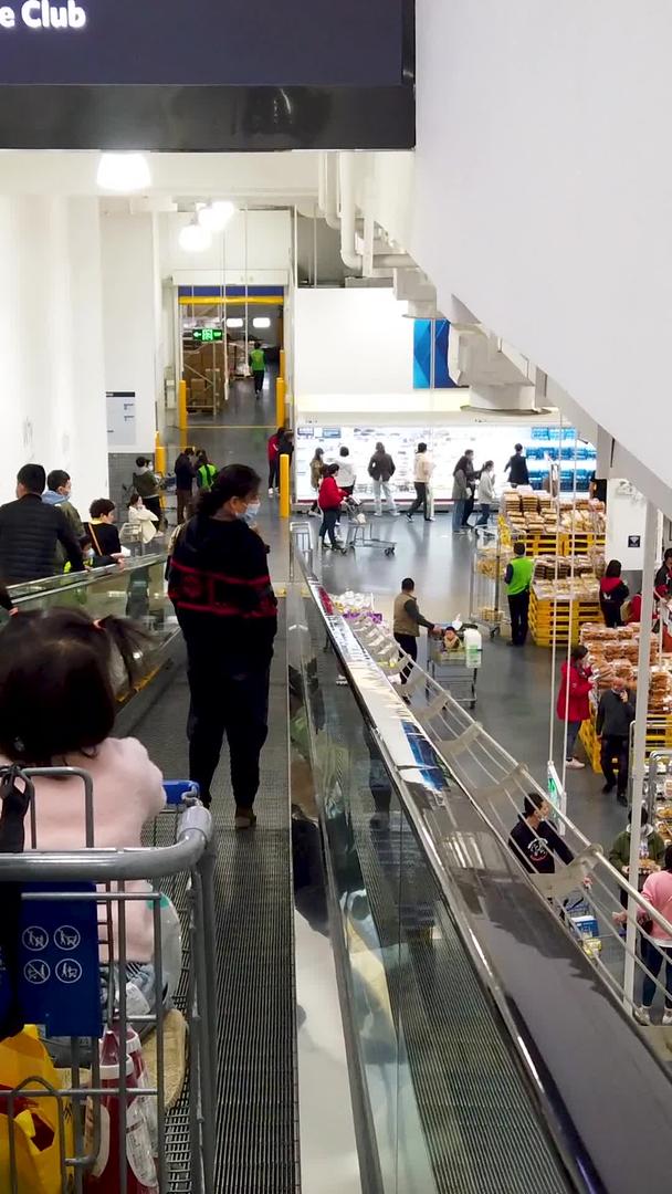 高清实拍超市购物收集超市视频的预览图