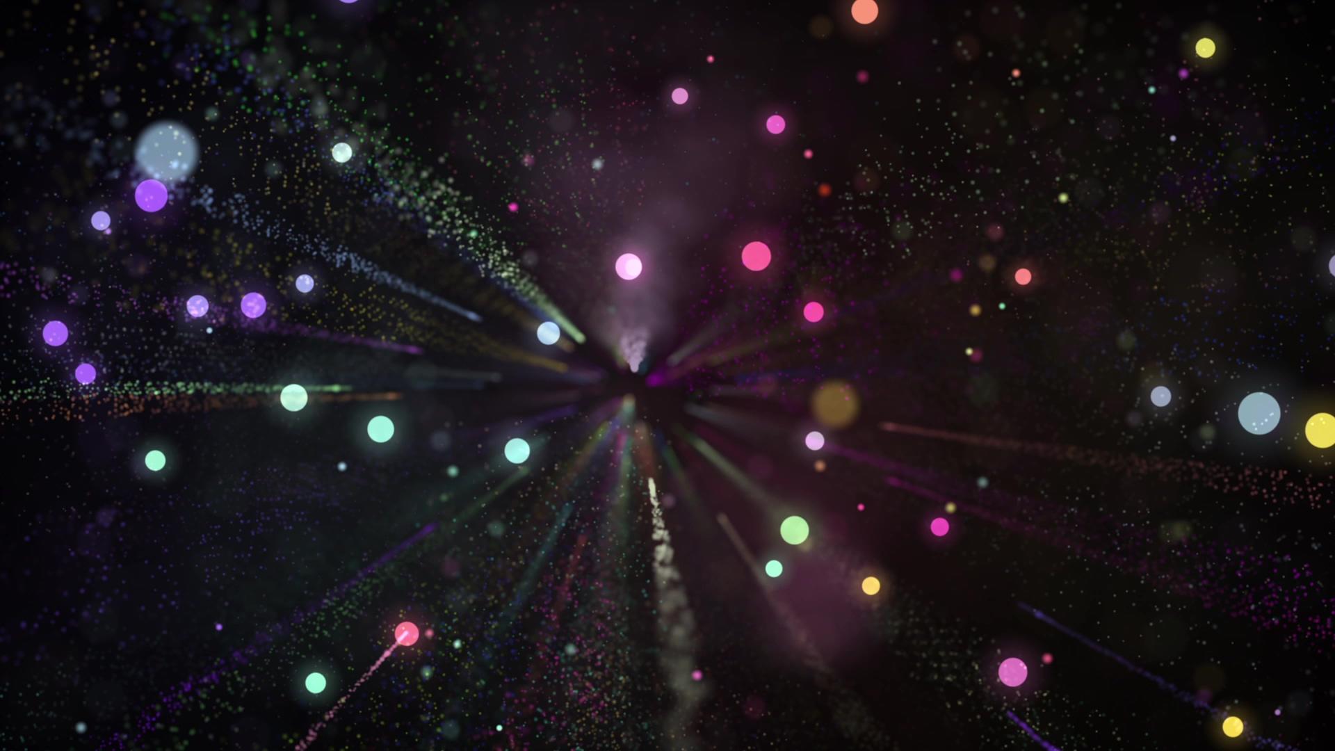 粒子汇聚背景视频的预览图