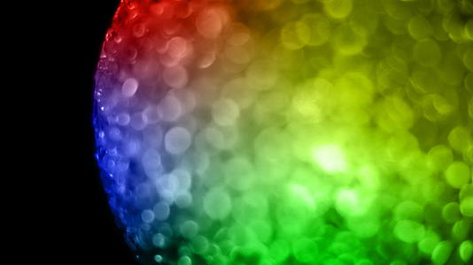 彩虹球运动背景的矩形圆形视频的预览图