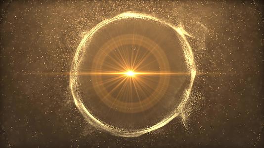 粒子圆圈背景视频的预览图