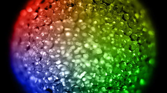 旋转彩虹玻璃星体视频的预览图