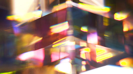 旋转彩色玻璃形运动背景位置视频的预览图