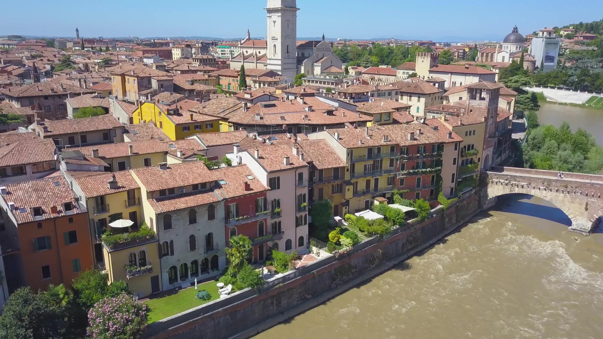 威尼托城市天际线视频的预览图