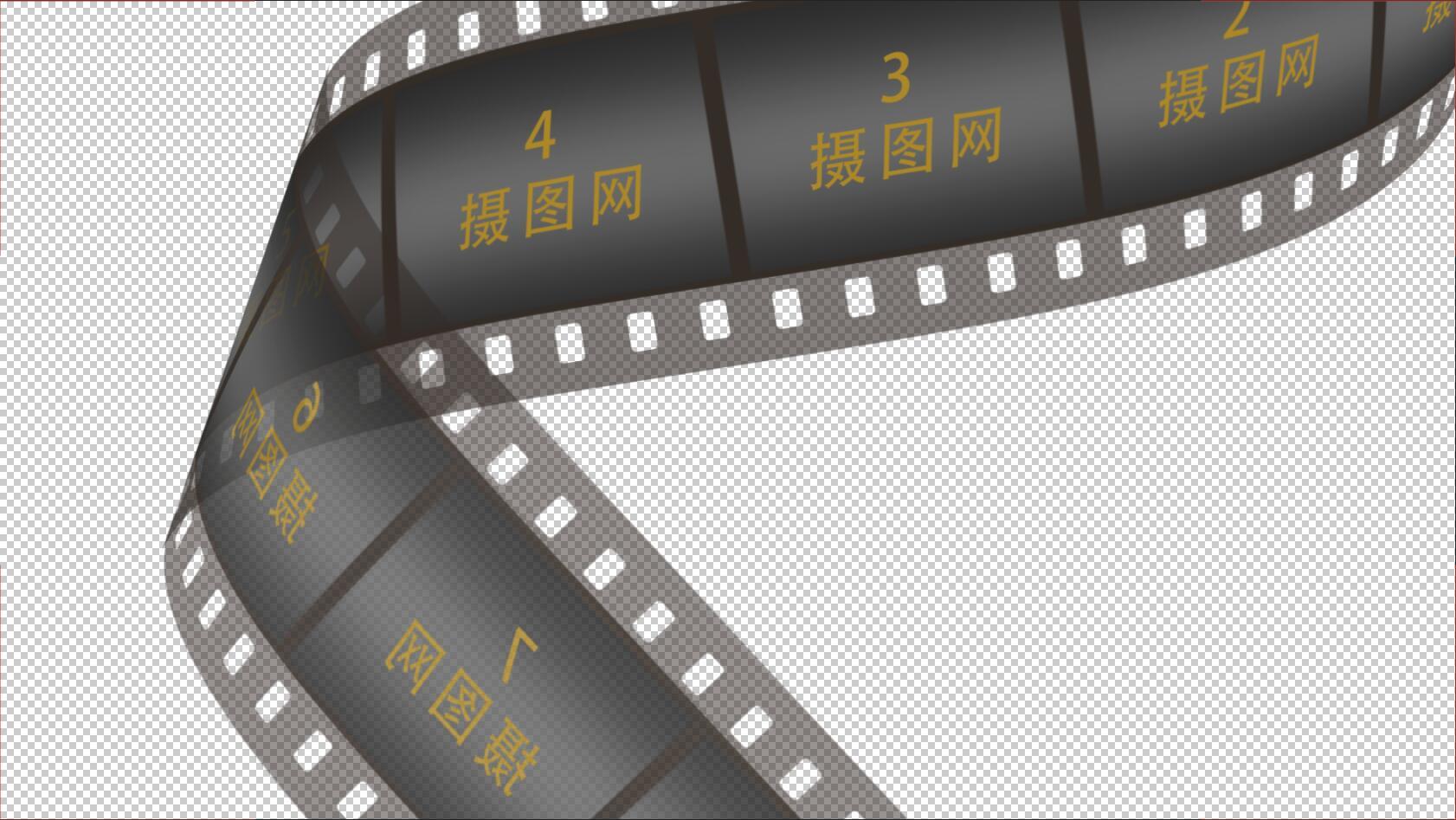 电影胶片动画动态素材视频的预览图