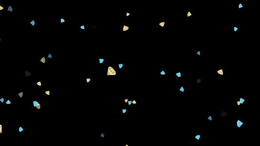 4K钻石漂浮粒子AE元素带通道视频的预览图
