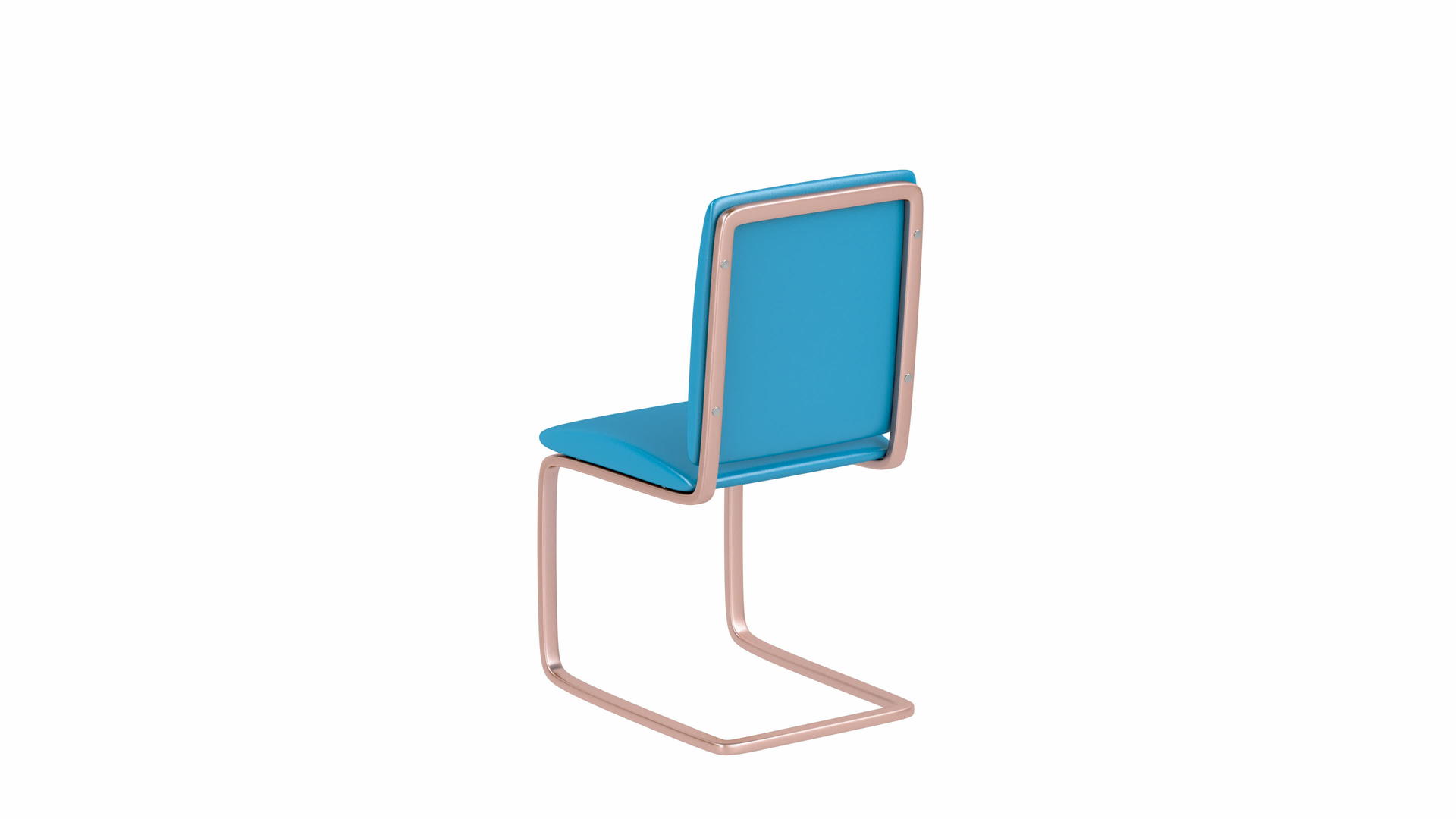 现代皮革餐椅视频的预览图