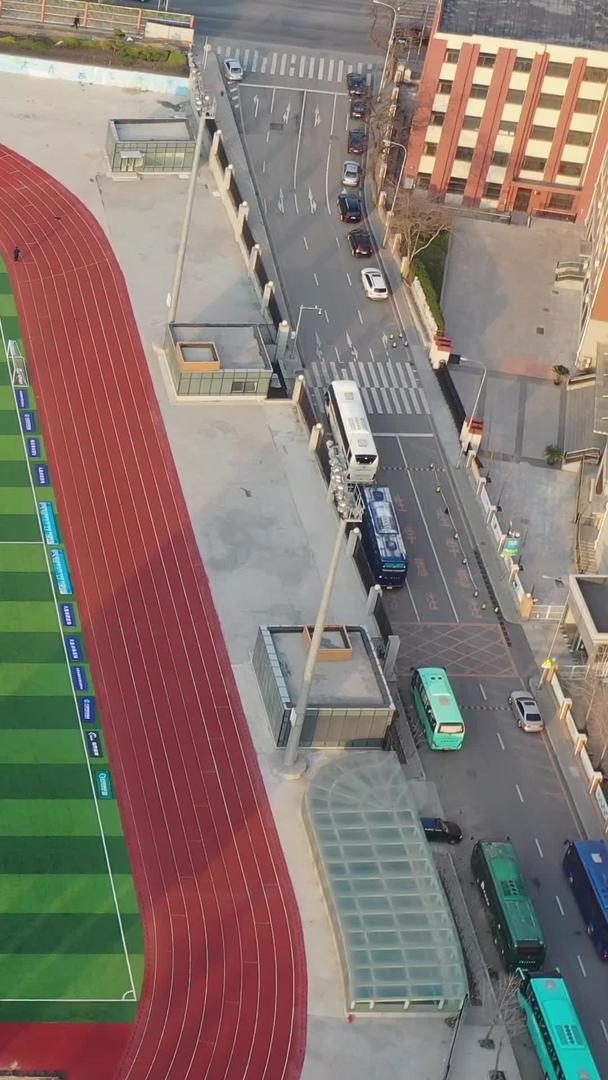 大连火车头体育场航拍视频视频的预览图