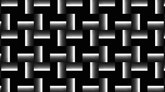 黑白方形和白色方形keuhd动画背景高分辨率无缝环状视频的预览图