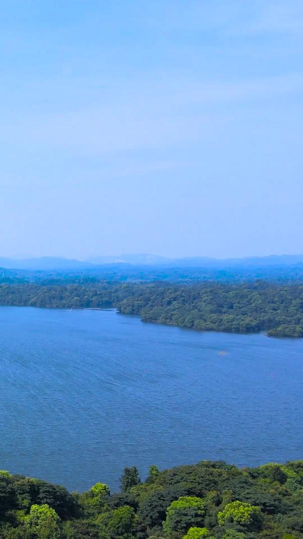 仙女湖4A风景区低空航拍集合视频的预览图