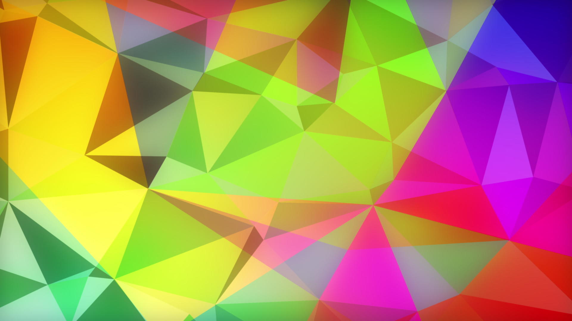 动画彩色三角形折叠背景视频的预览图