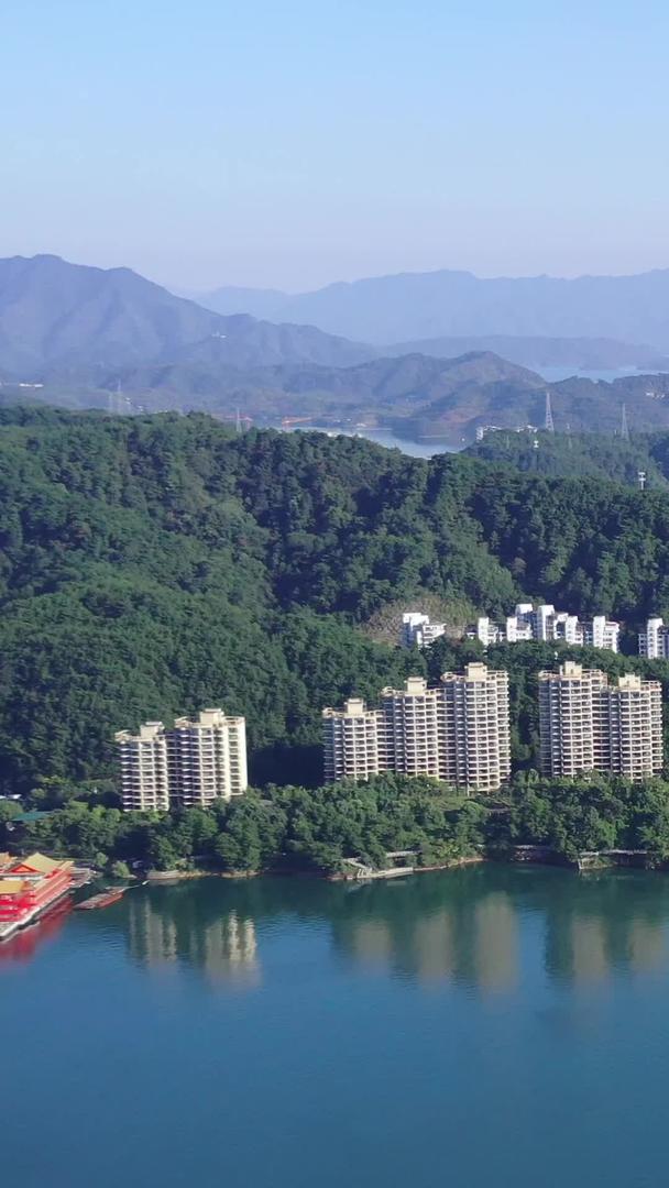 浙江省杭州千岛湖旅游度假区风景景区视频的预览图