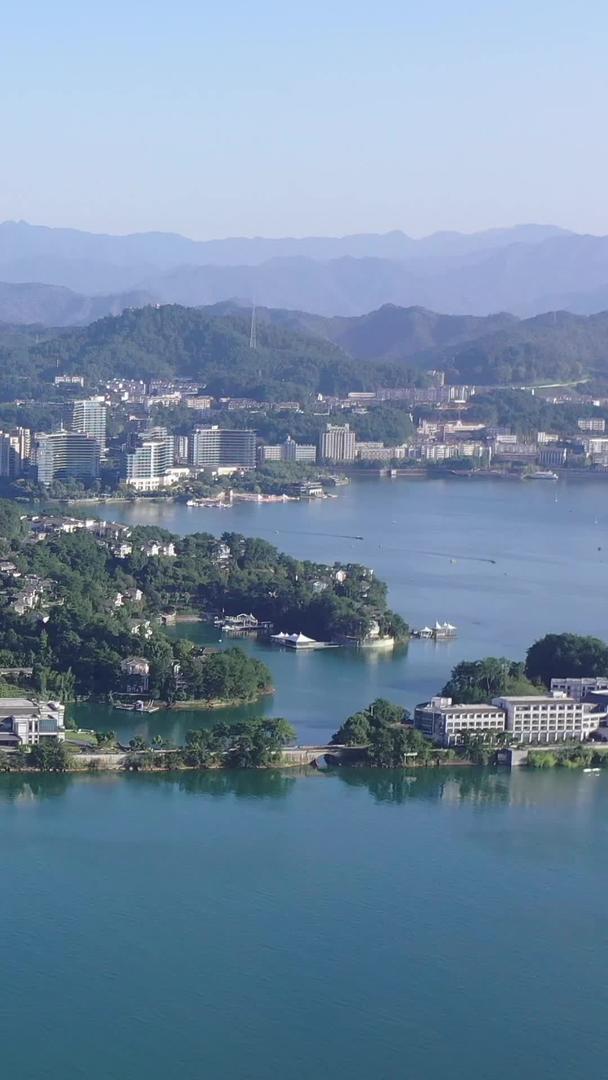 浙江省杭州千岛湖旅游度假区风景景区视频的预览图