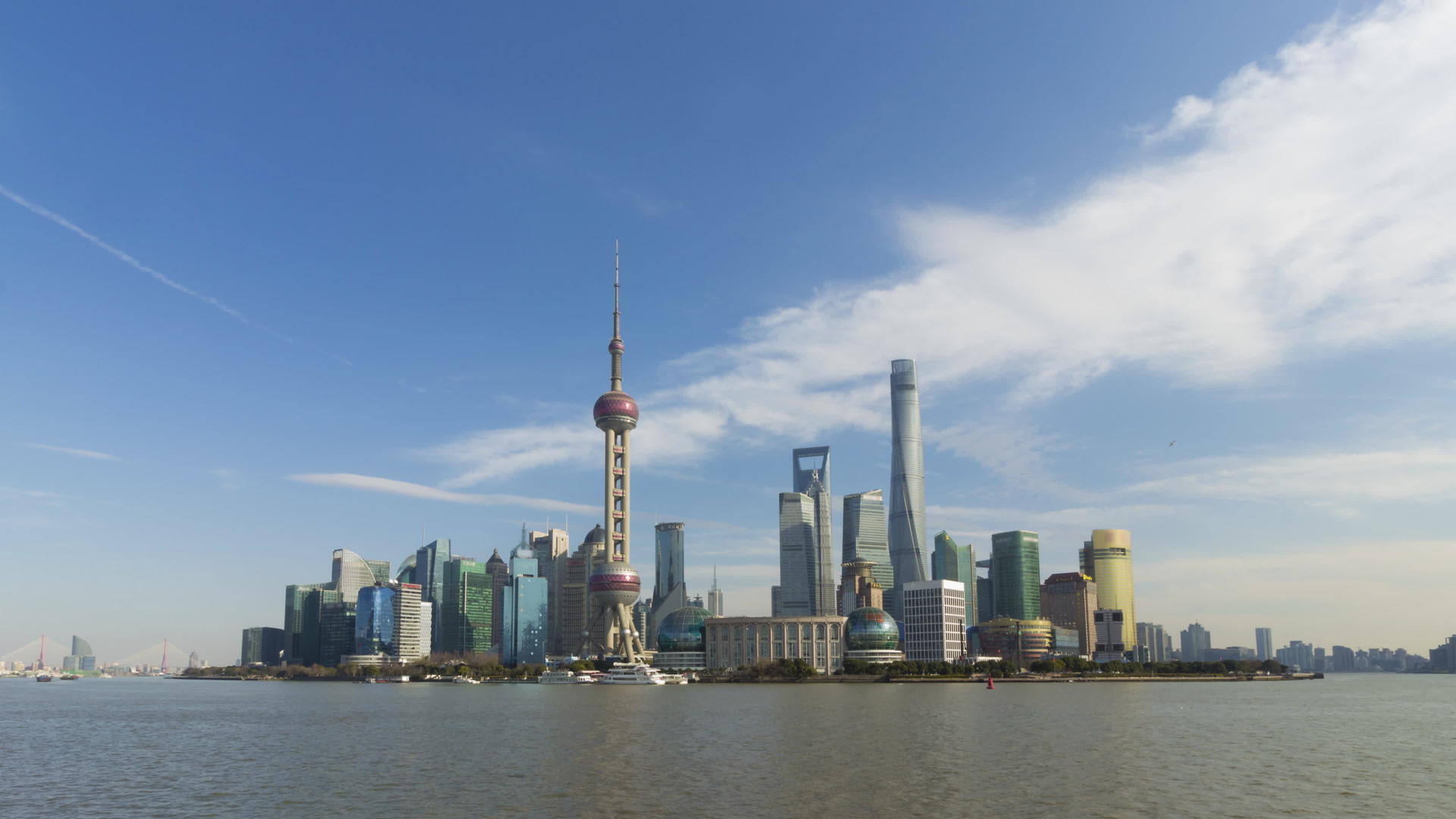 上海高层建筑群天际线视频的预览图