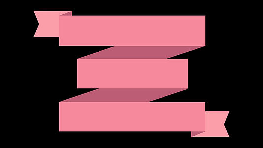 粉色丝带字幕条视频的预览图