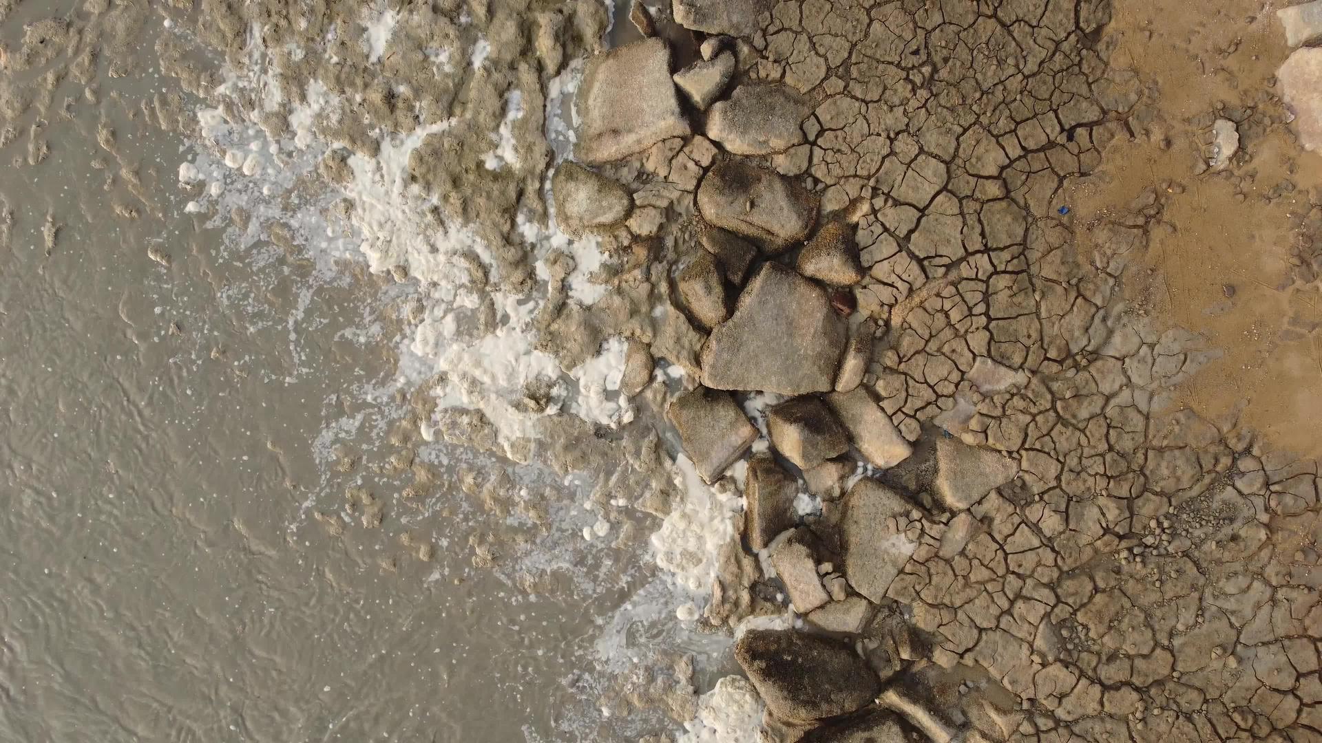 水污染沿海水域视频的预览图
