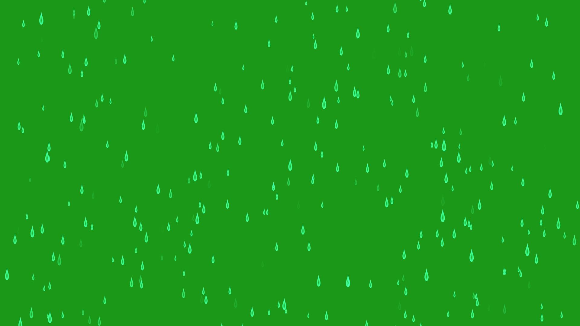 阴天下雨绿幕抠图素材模板视频的预览图