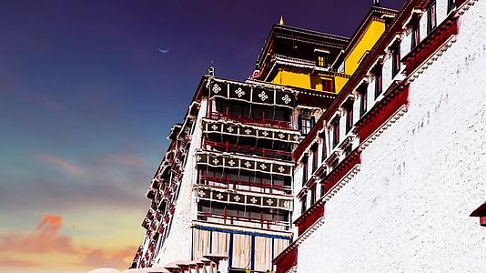 西藏合成背景视频视频的预览图